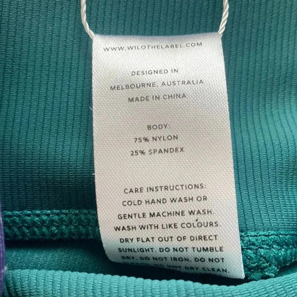 Wilo The Label Women’s Colorblock Ribbed Leggings Gym Workout‎ Pants Green S NWT - Picture 5 of 12